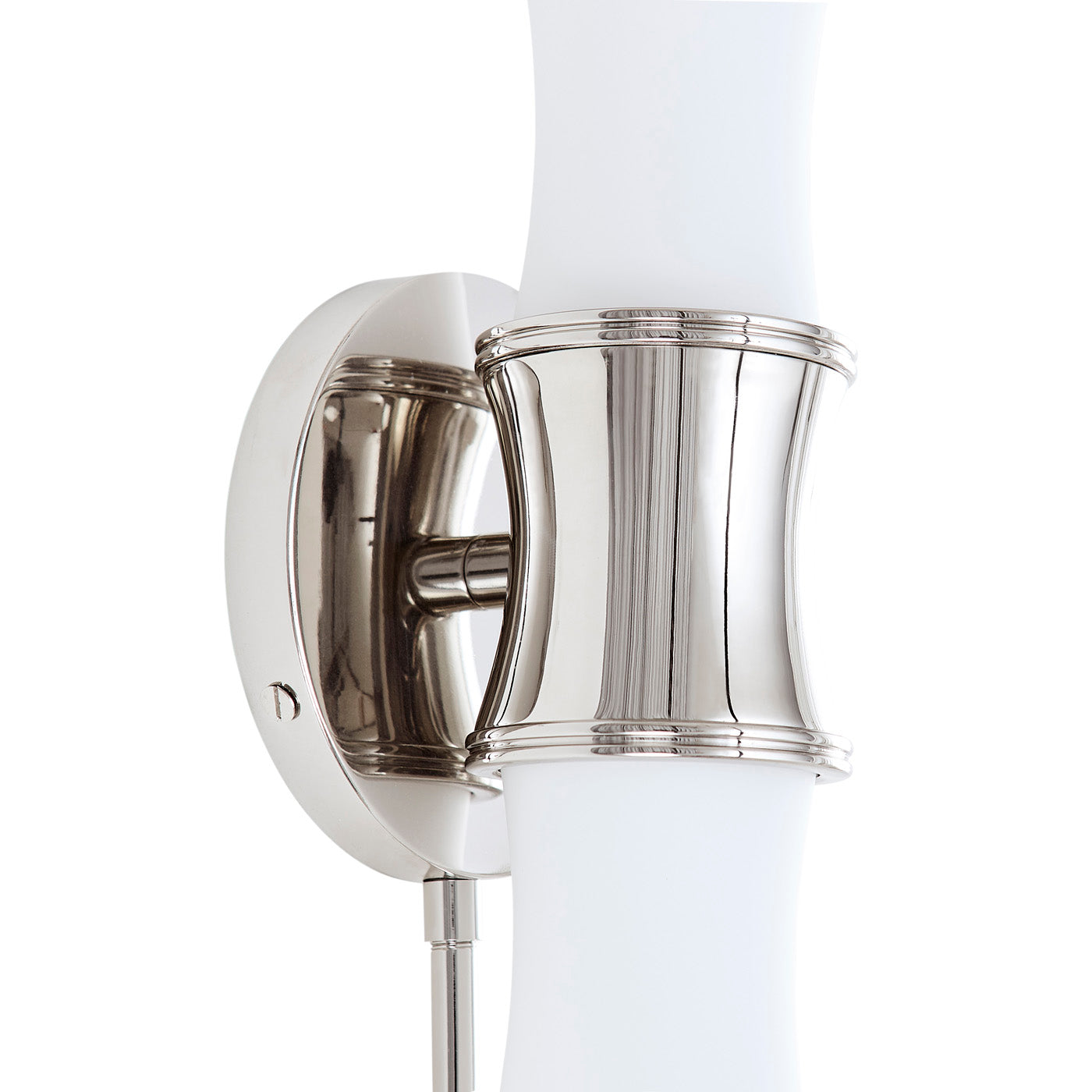 Meurice Bamboo End on End Bath Sconce - details view