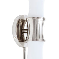 Meurice Bamboo End on End Bath Sconce - details view