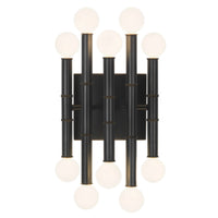 meurice five-arm sconce bronze - front view