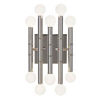 meurice five-arm sconce nickel - front view