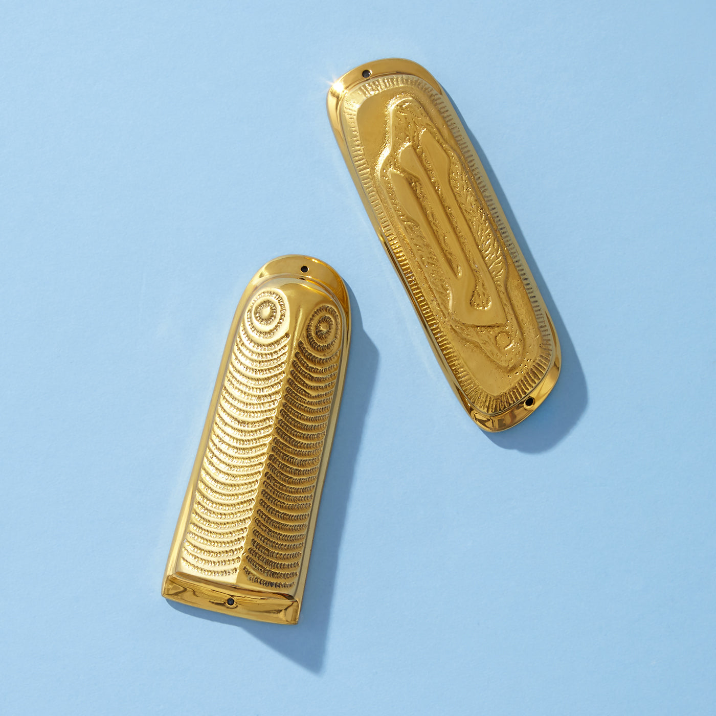 brass mezuzah collection - styled view