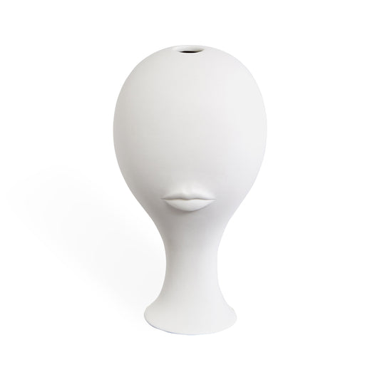 misia vase porcelain white - front view
