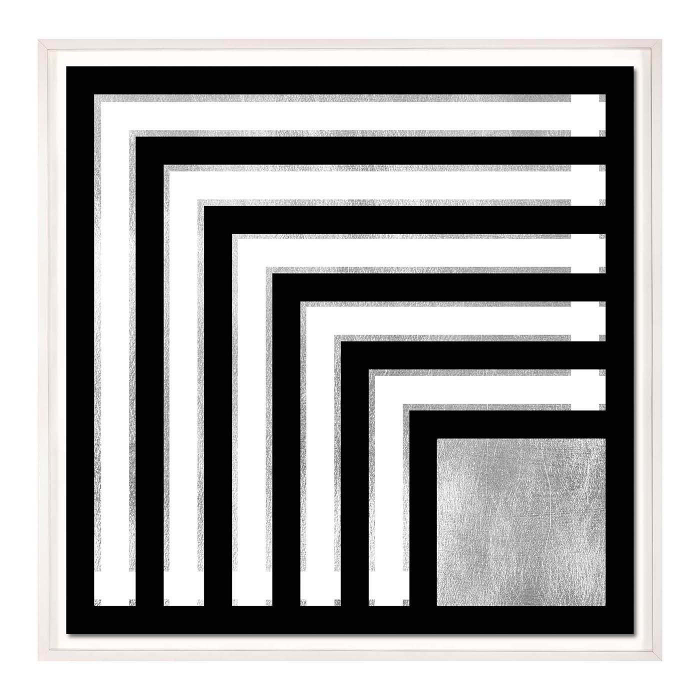 modern focus print black white - view 1