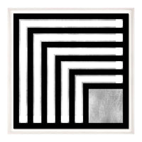 modern focus print black white - view 1