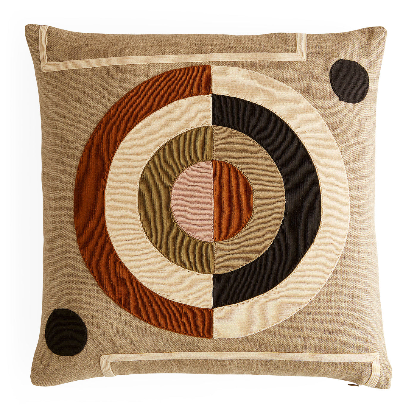 Monterey Bullseye Cushion - front view