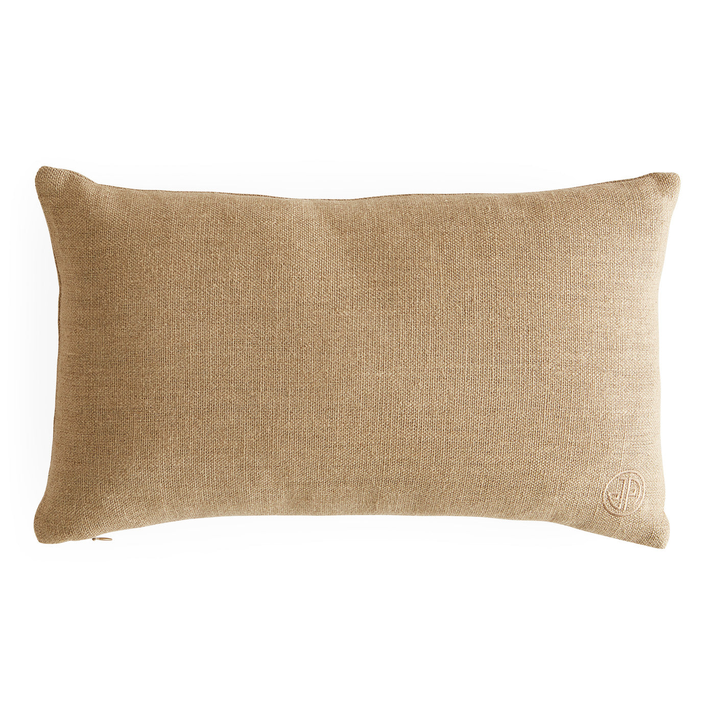 Monterey Circles Pillow - Neutral back view