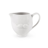muse reversible creamer porcelain white - front view 1