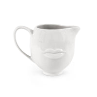 muse reversible creamer porcelain white - front view 2