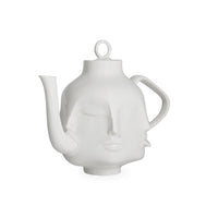 dora maar teapot porcelain white - angle view 1