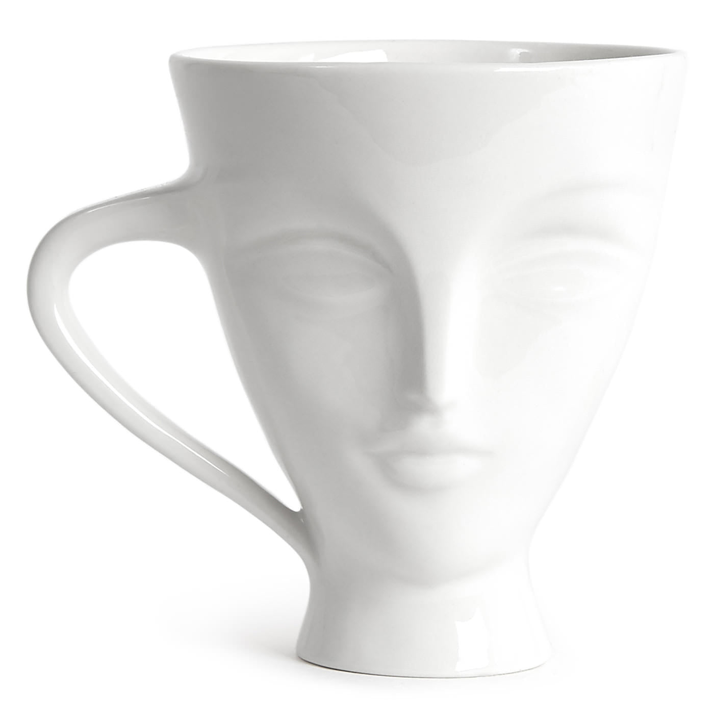 giuliette mug porcelain white - front view