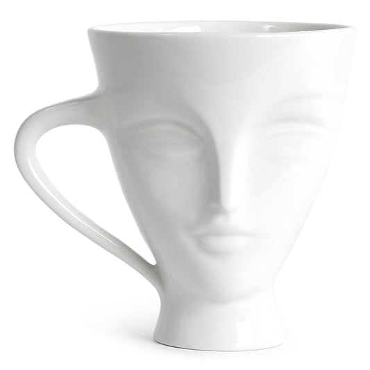 giuliette mug porcelain white - front view