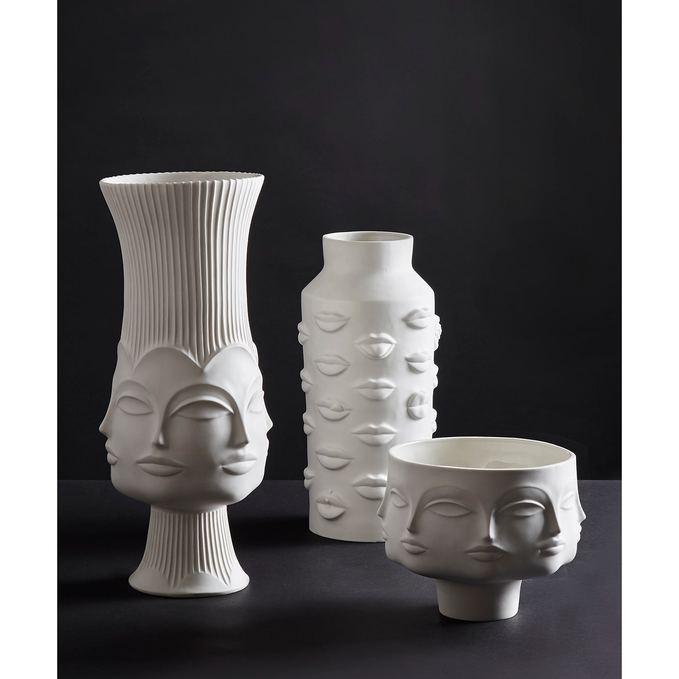 giant gala vase dora maar pedestal bowl giant dora maar urn - styled view