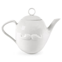 muse reversible teapot porcelain white - front view 1