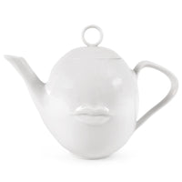 muse reversible teapot porcelain white - front view 2
