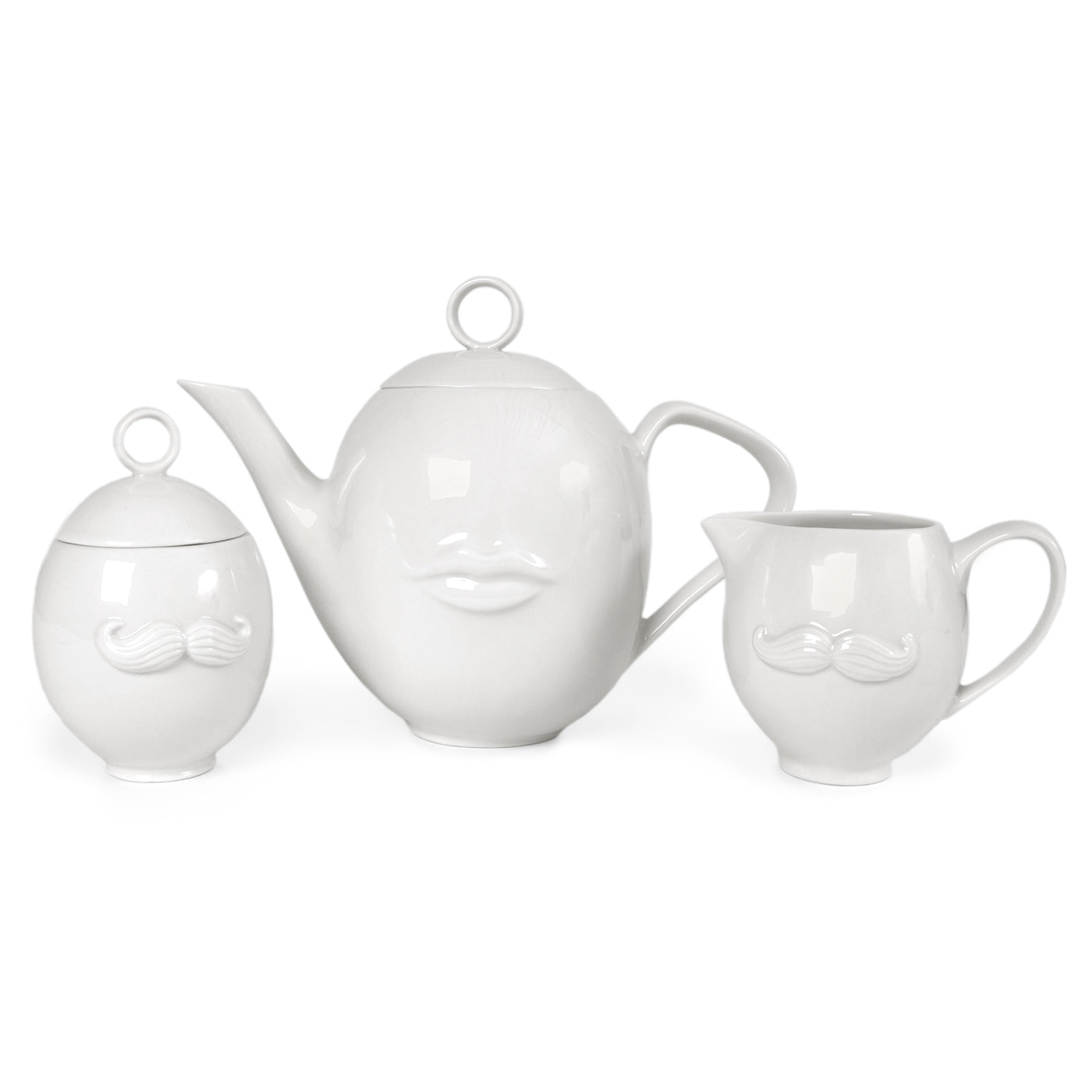 muse tea bundle porcelain white - front view