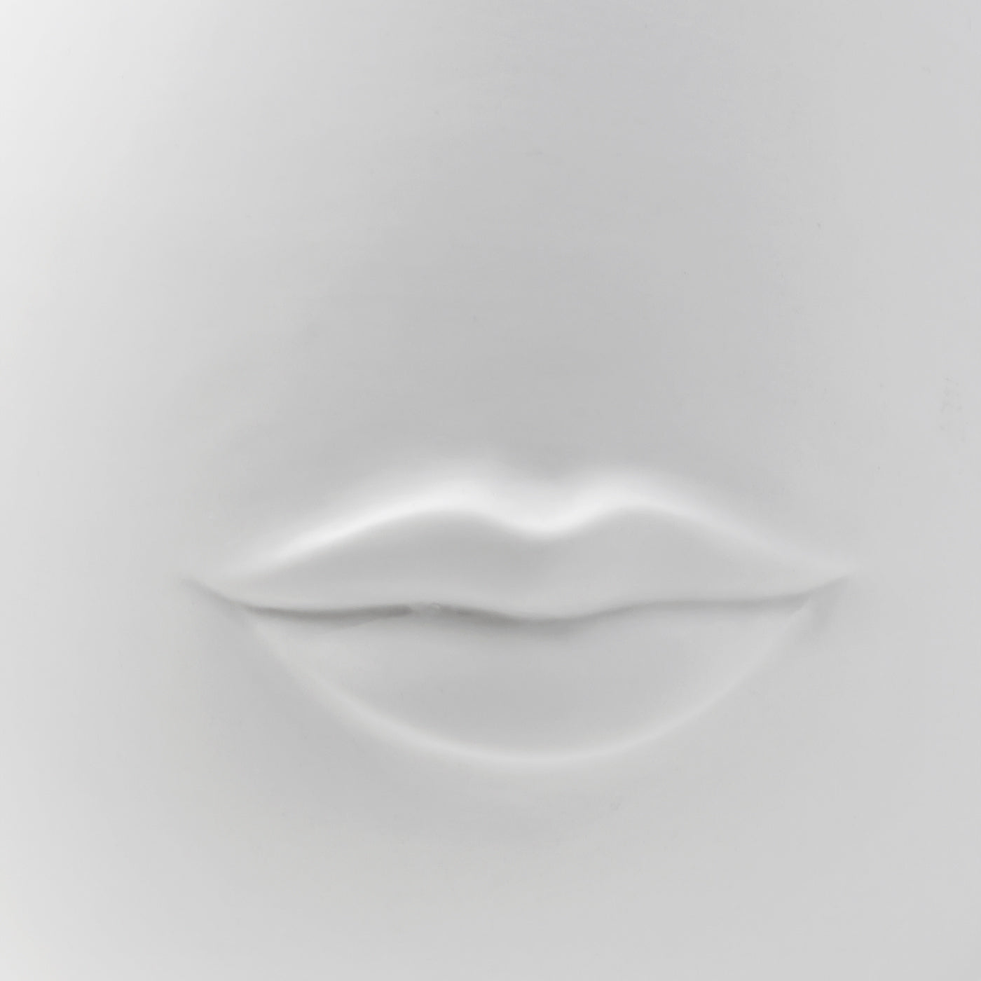 mr. and mrs. muse reversible vase porcelain white - detail lip view