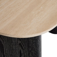 Oeuf Travertine Desk - details view