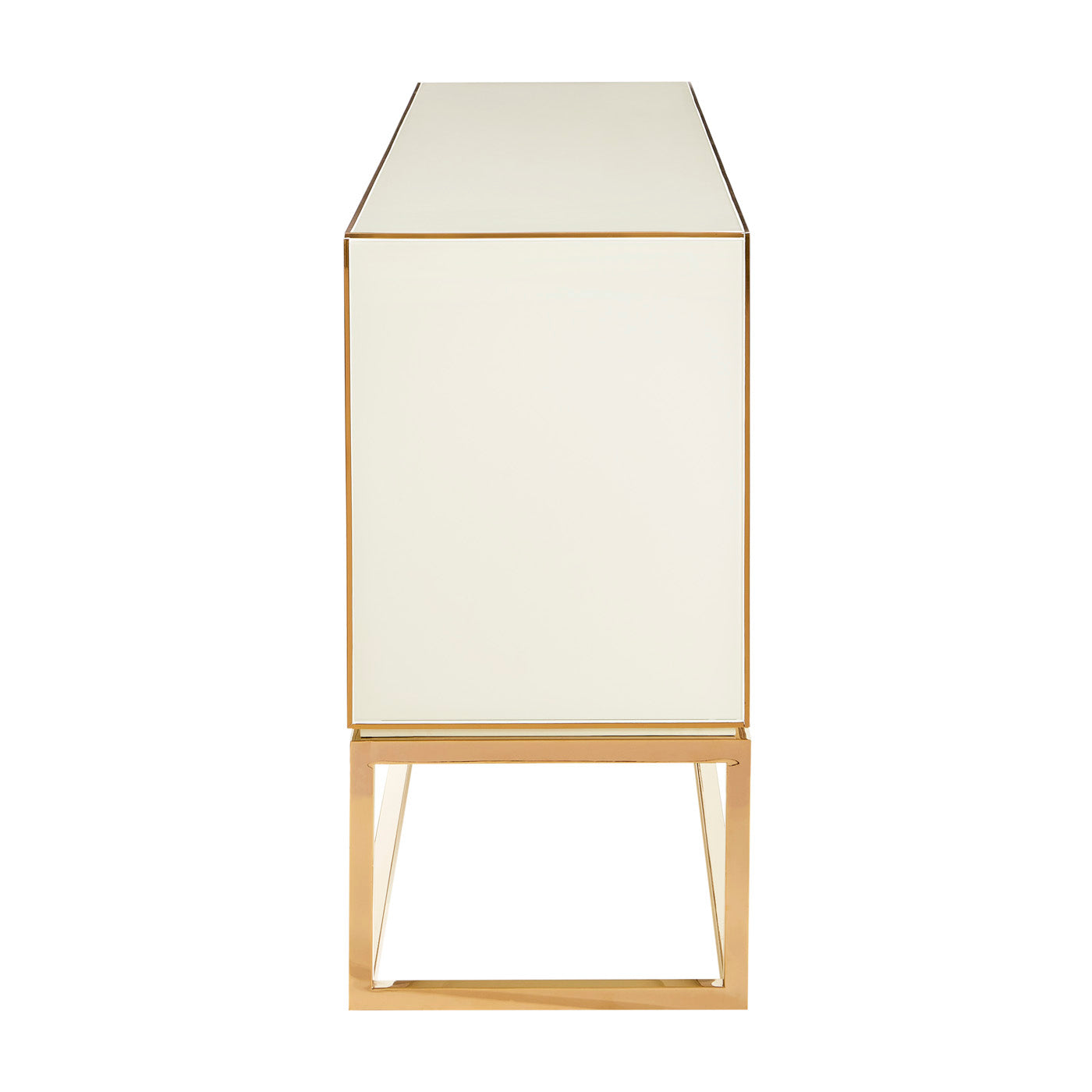 op art credenza - side view