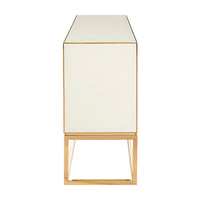 op art credenza - side view