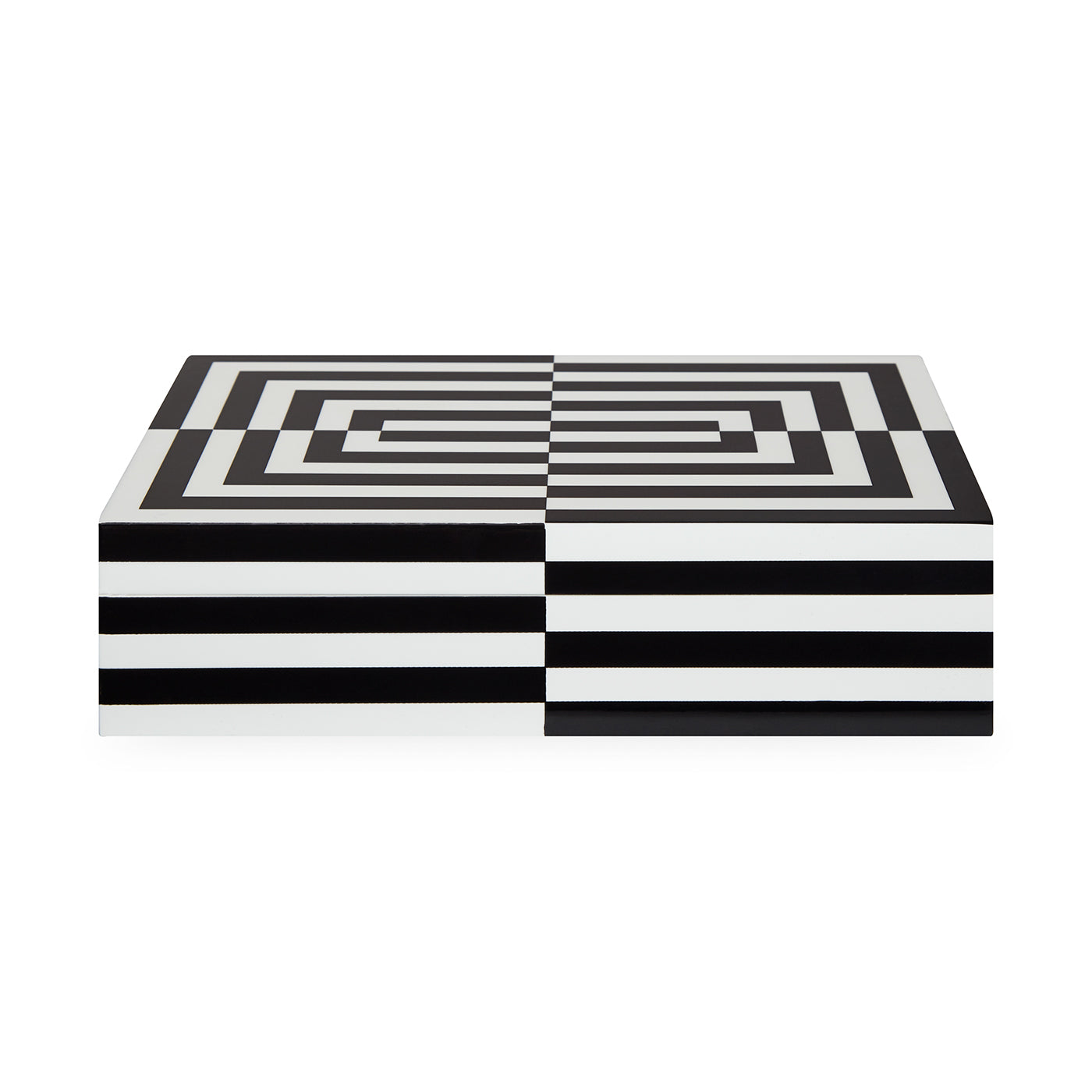 Large Op Art Lacquer Box | Jonathan Adler