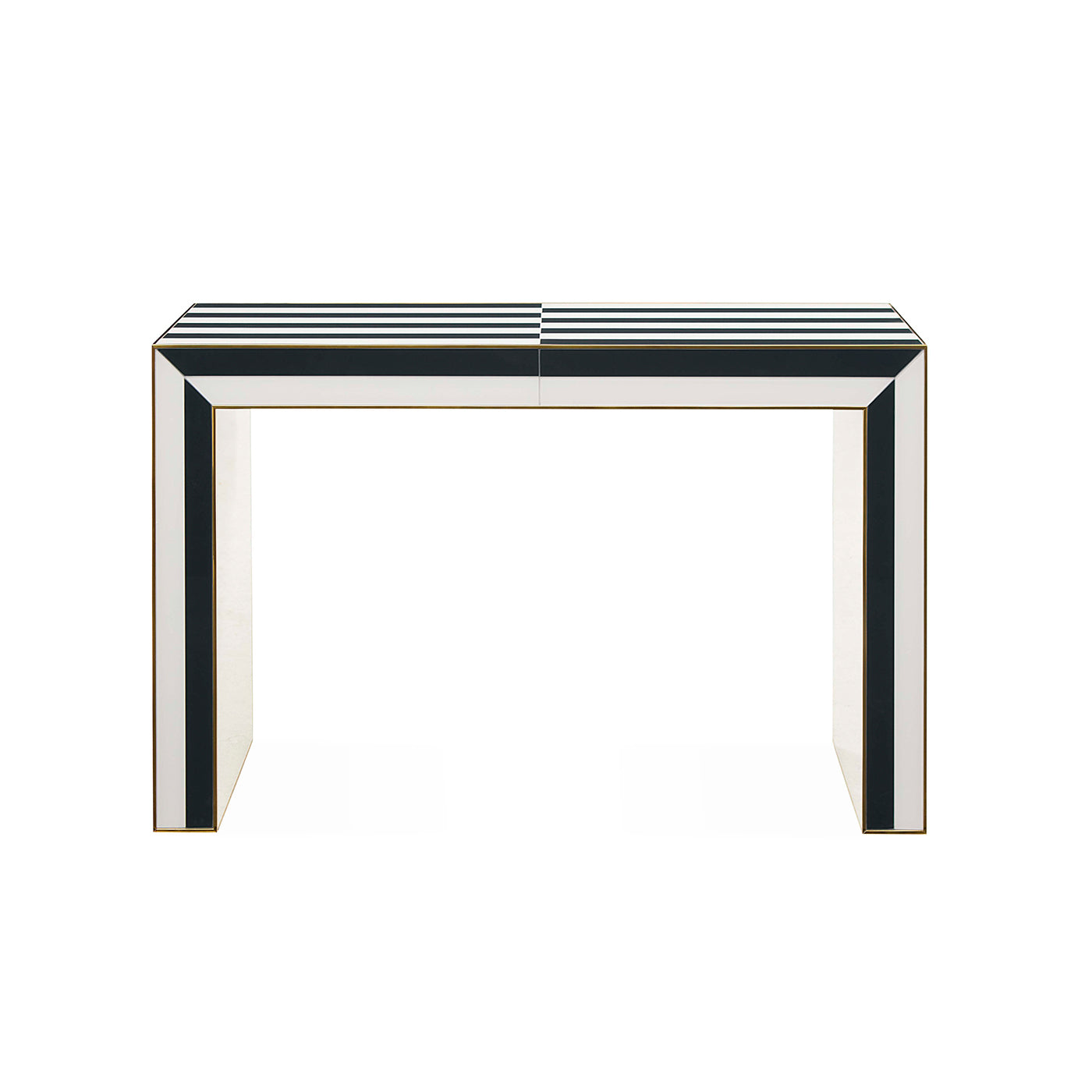 Op Art Waterfall Console
