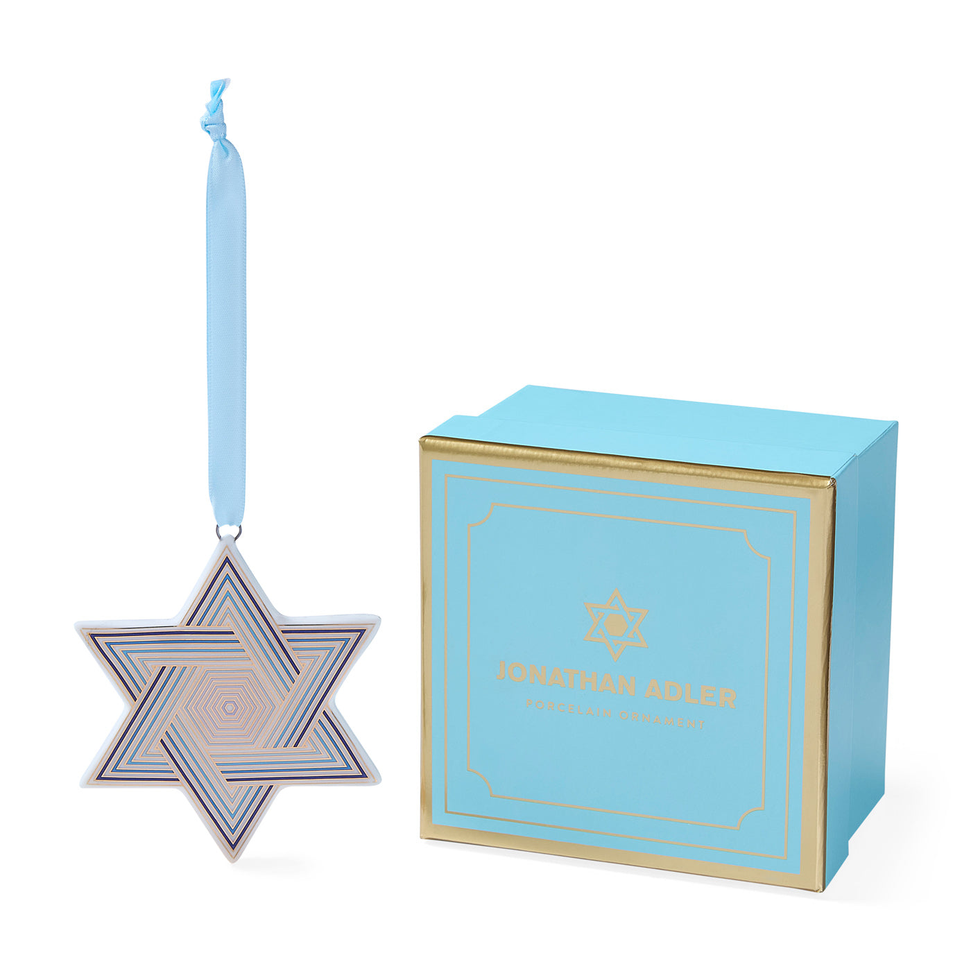 Star of David Ornament with box