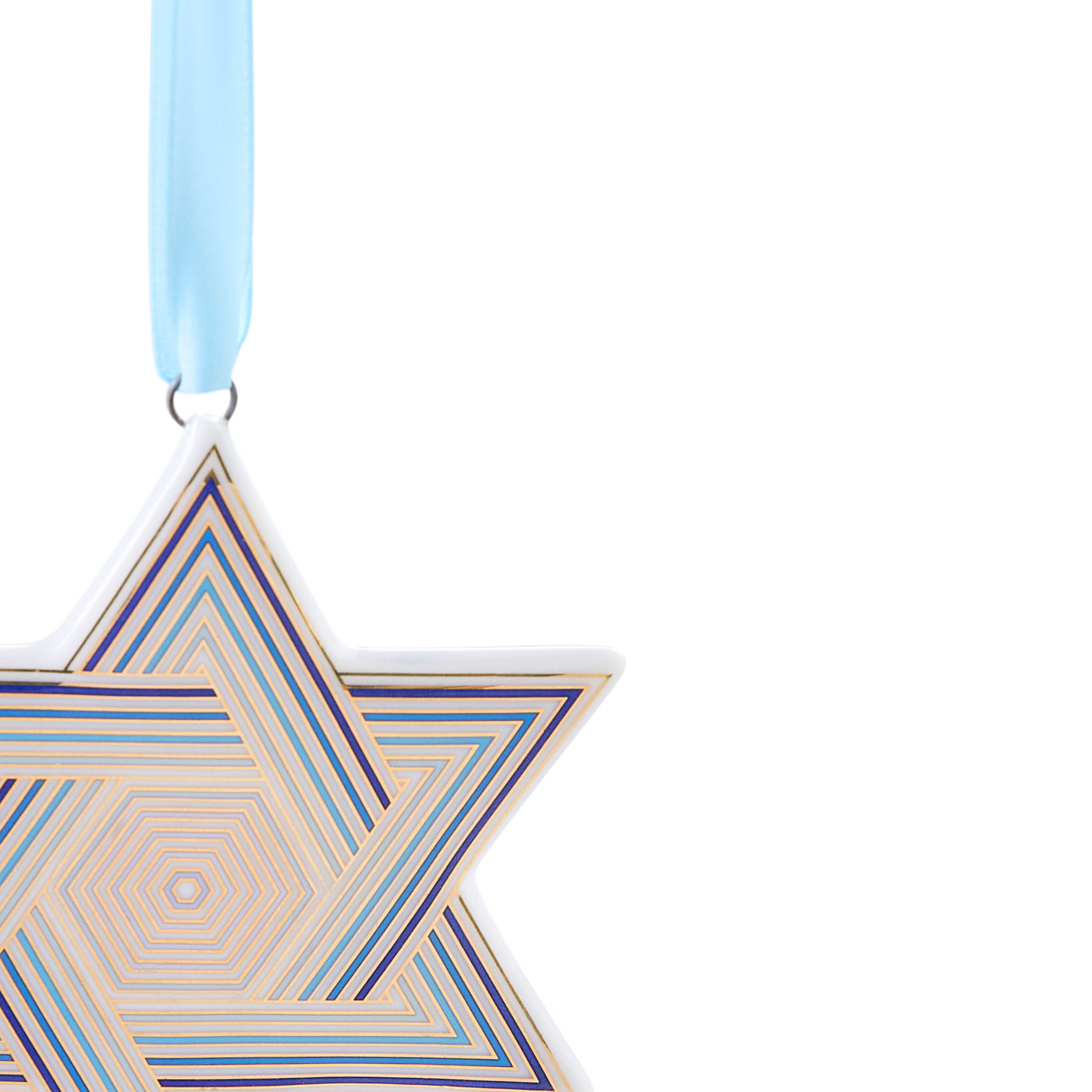 Star of David Ornament - details view
