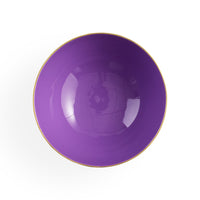 Oscar Amethyst Bowl - top view
