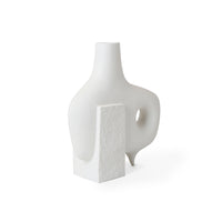 medium paradox vase matte porcelain white - view 4