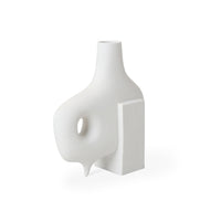 medium paradox vase matte porcelain white - view 8