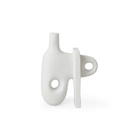 small paradox vase matte porcelain white - front view