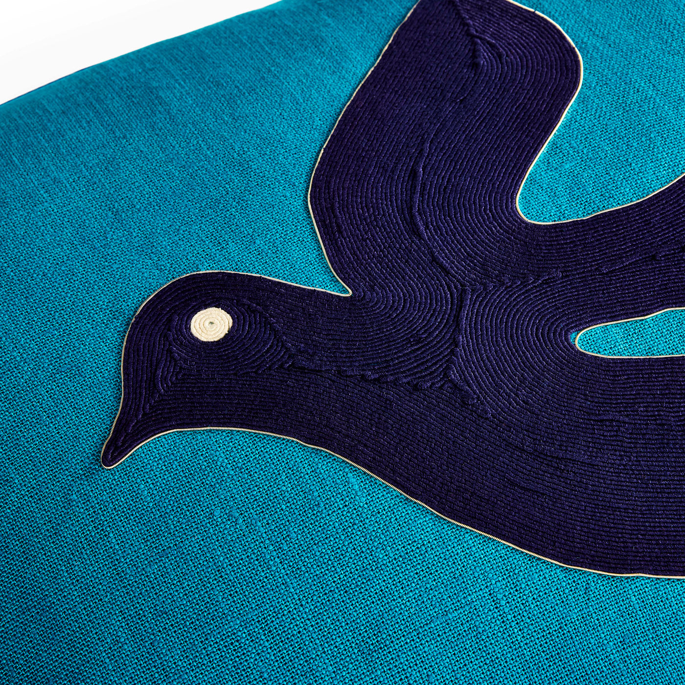 Playa Bird Pillow in Linen | Jonathan Adler