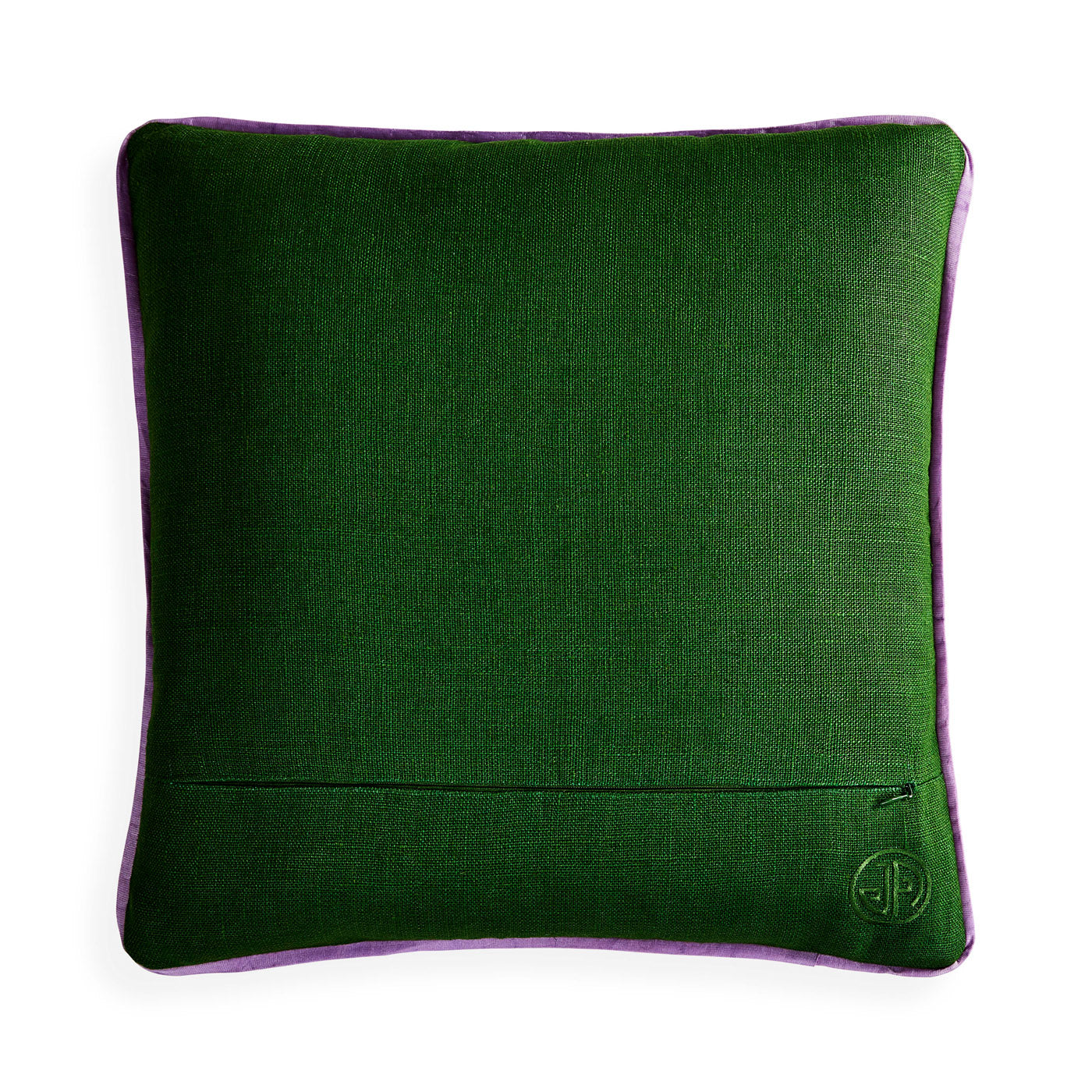 Playa Palm Tree Pillow - back view