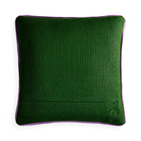 Playa Palm Tree Pillow - back view