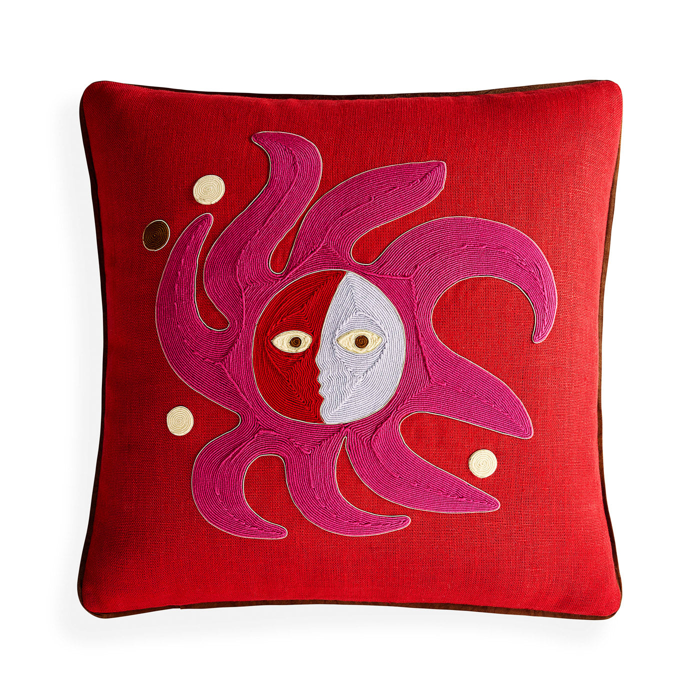 Playa Sun Pillow in Linen | Jonathan Adler