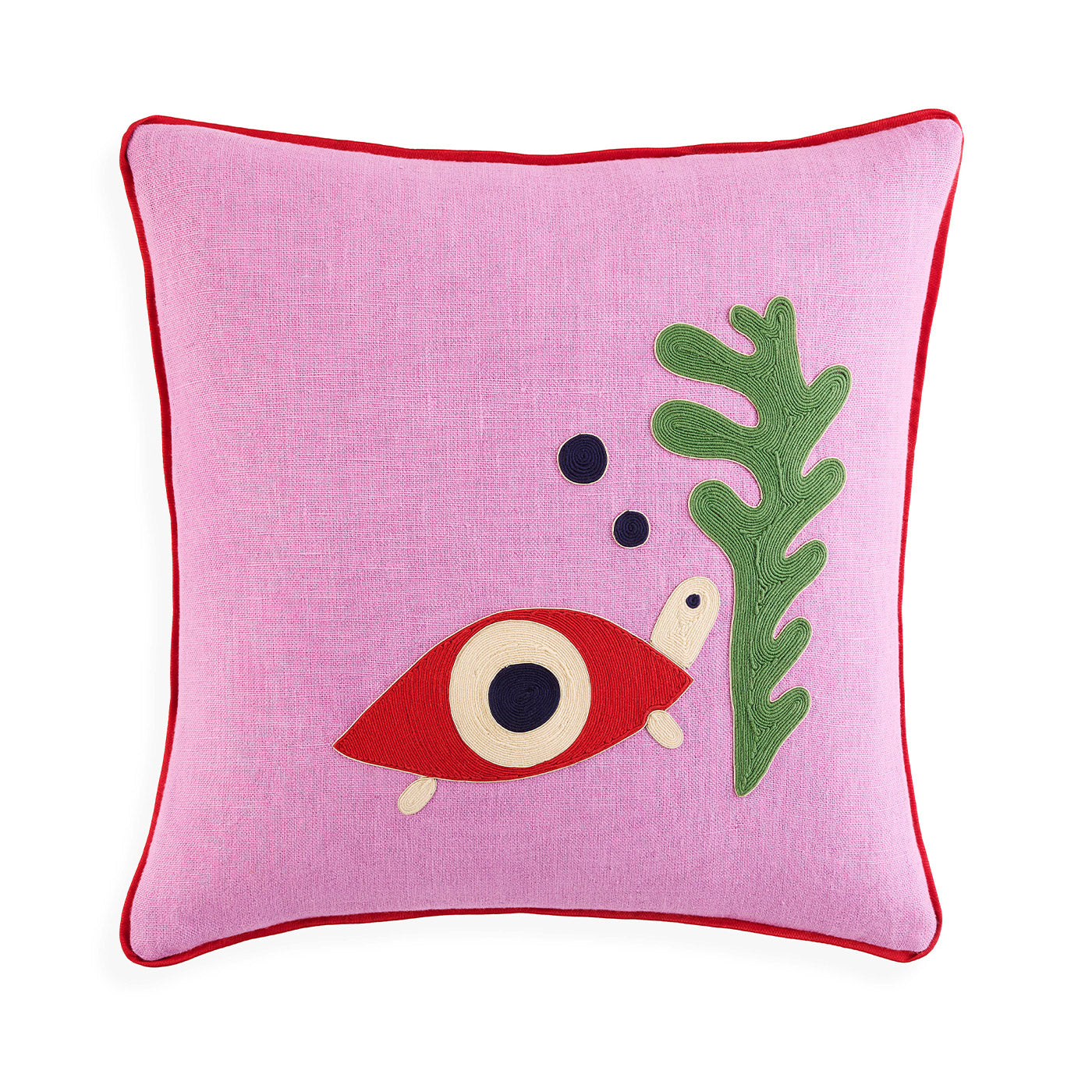 Jonathan Adler 鳥デザイン クッションカバー 2枚セット Playa Turtle Pillow – Jonathan Adler