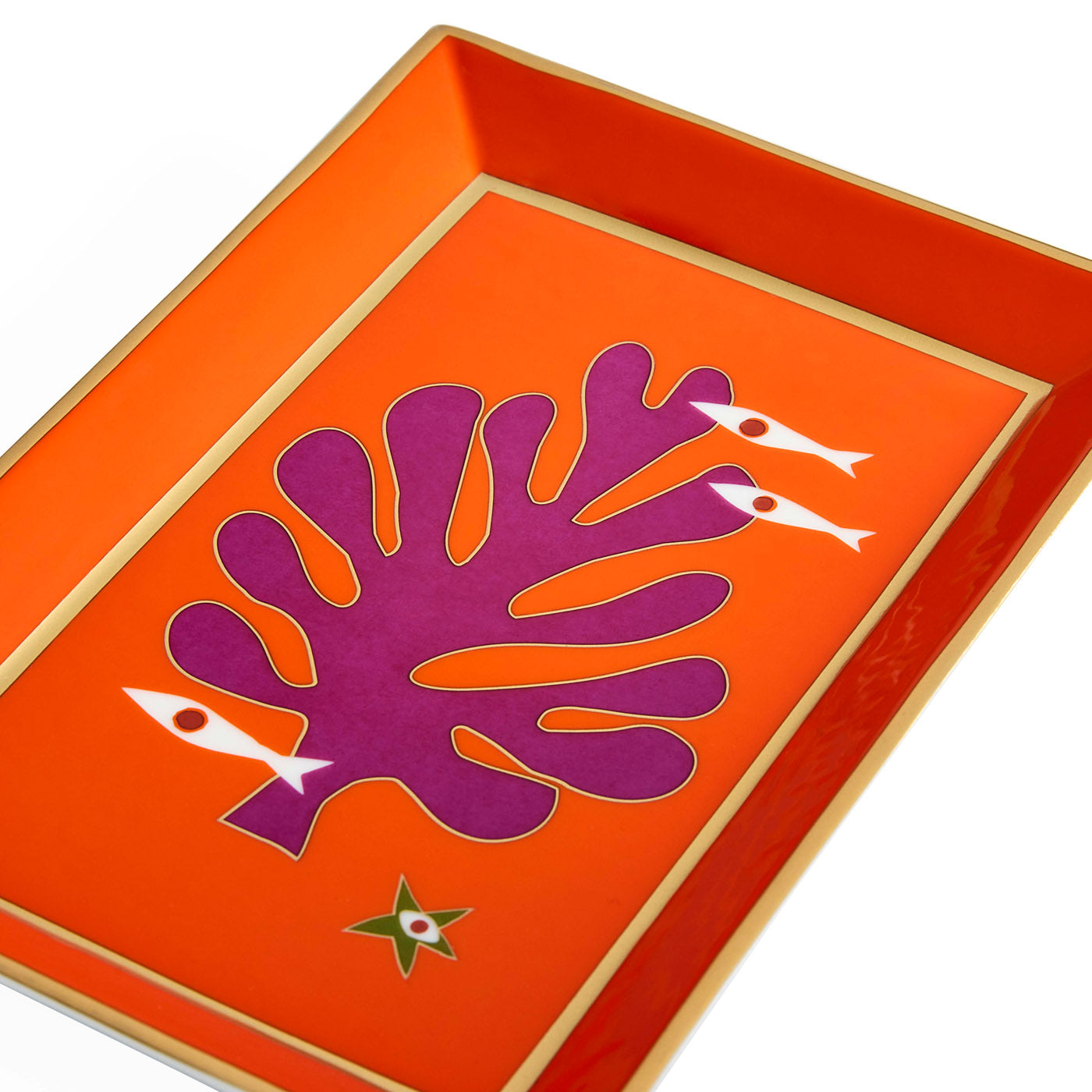 Playa Rectangle Tray - details view