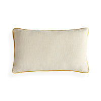 Pompidou Yellow Path Pillow - back view