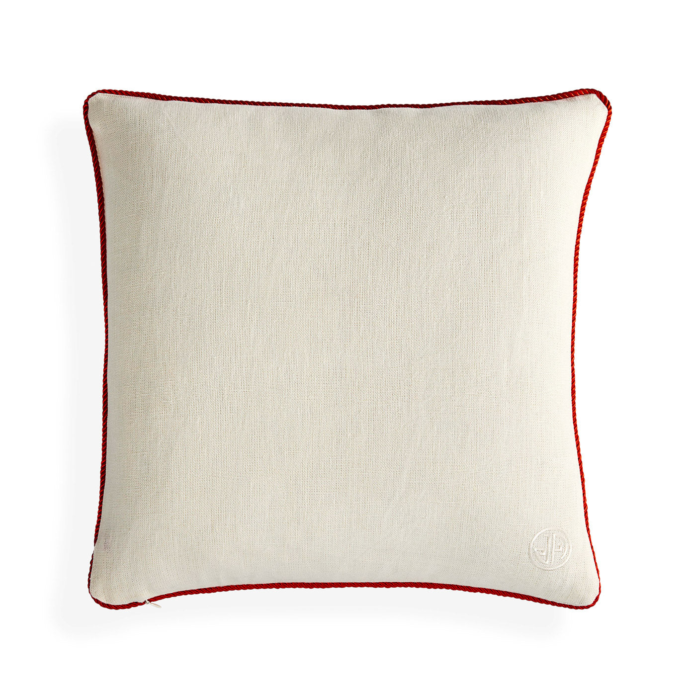 Pompidou Red Plus Pillow - back view