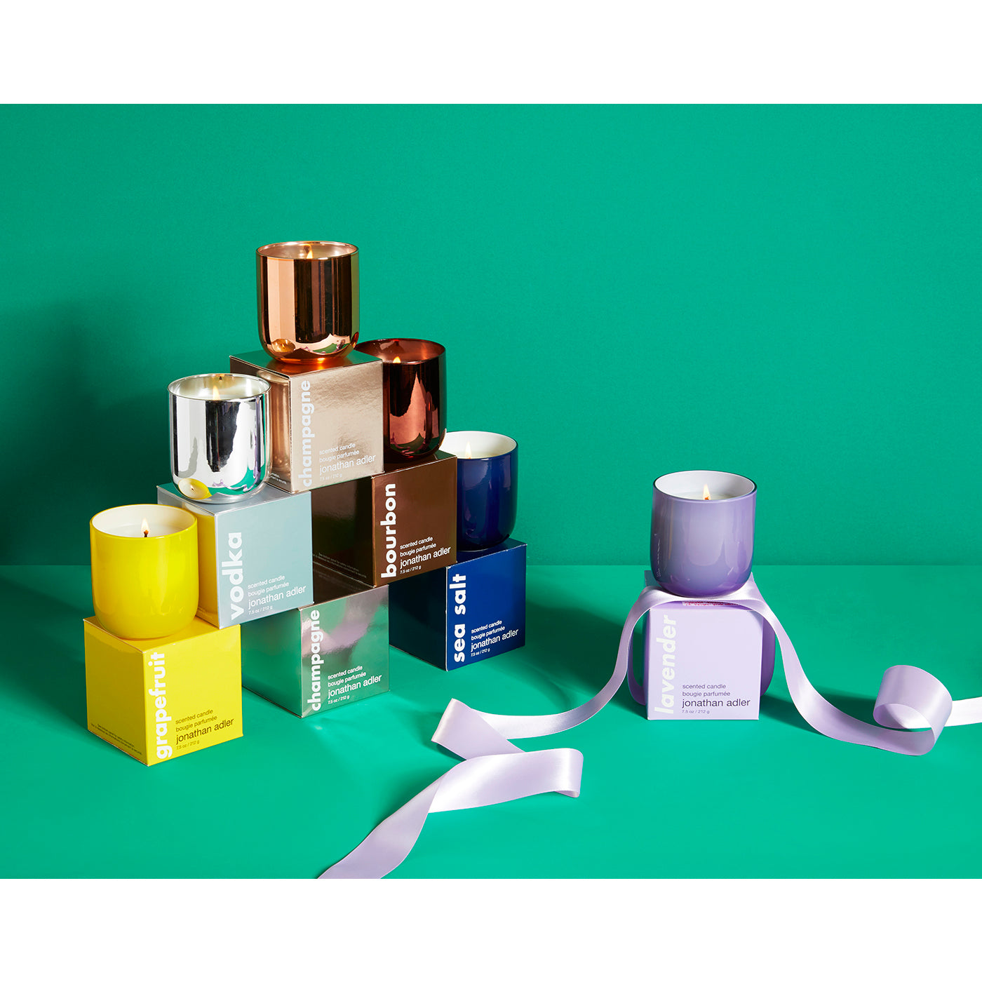 Pop Champagne Candle in Glass | Jonathan Adler