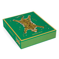 safari puzzle green closed box - angle view