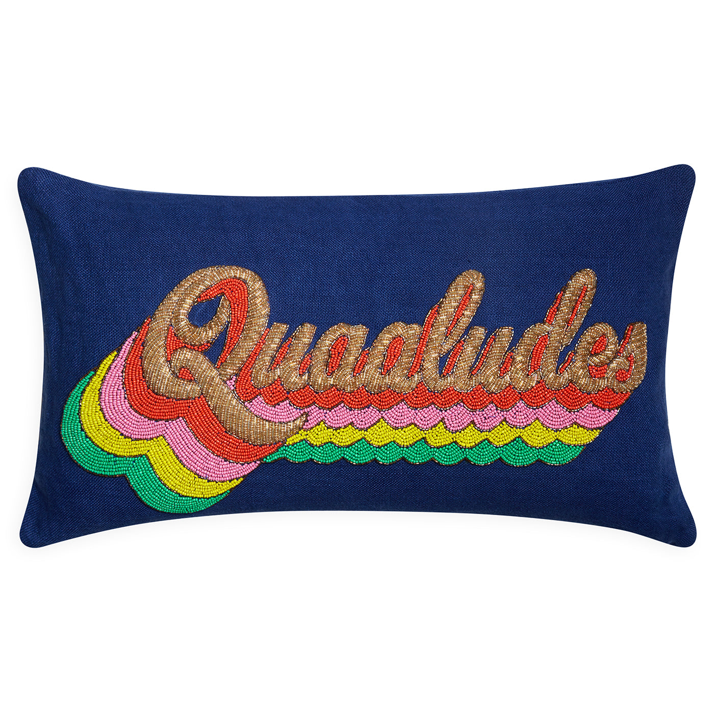 Quaaludes Beaded Pillow Jonathan Adler