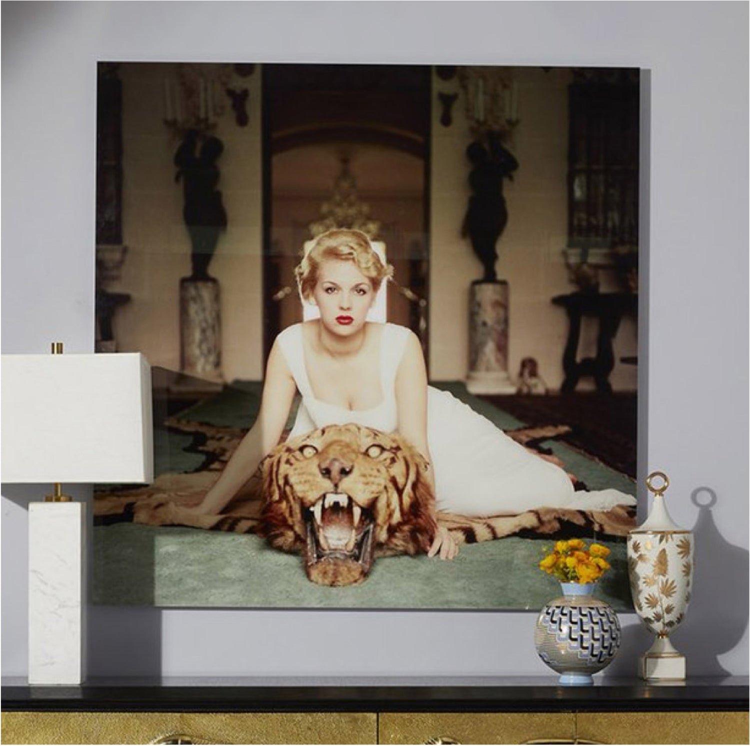 SLIM AARONS “BEAUTY AND THE BEAST” PHOTOGRAPHY