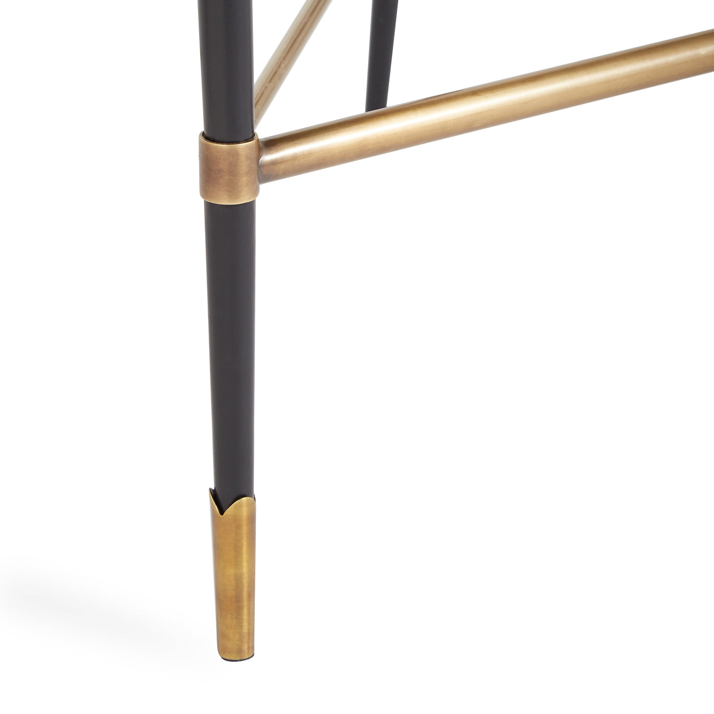 rider counter stool rialto peacock velvet black brass frame - detail view 2