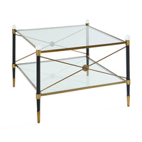 Rider Two-Tier Cocktail Table - angle view