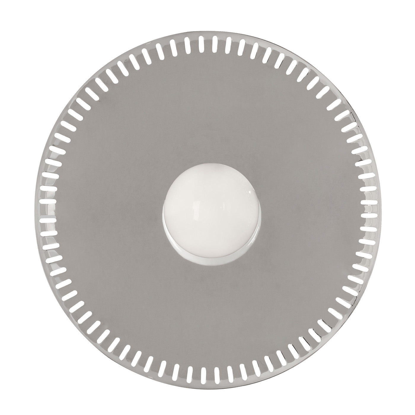 rio triple pan light brass - front view