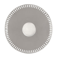 rio triple pan light brass - front view