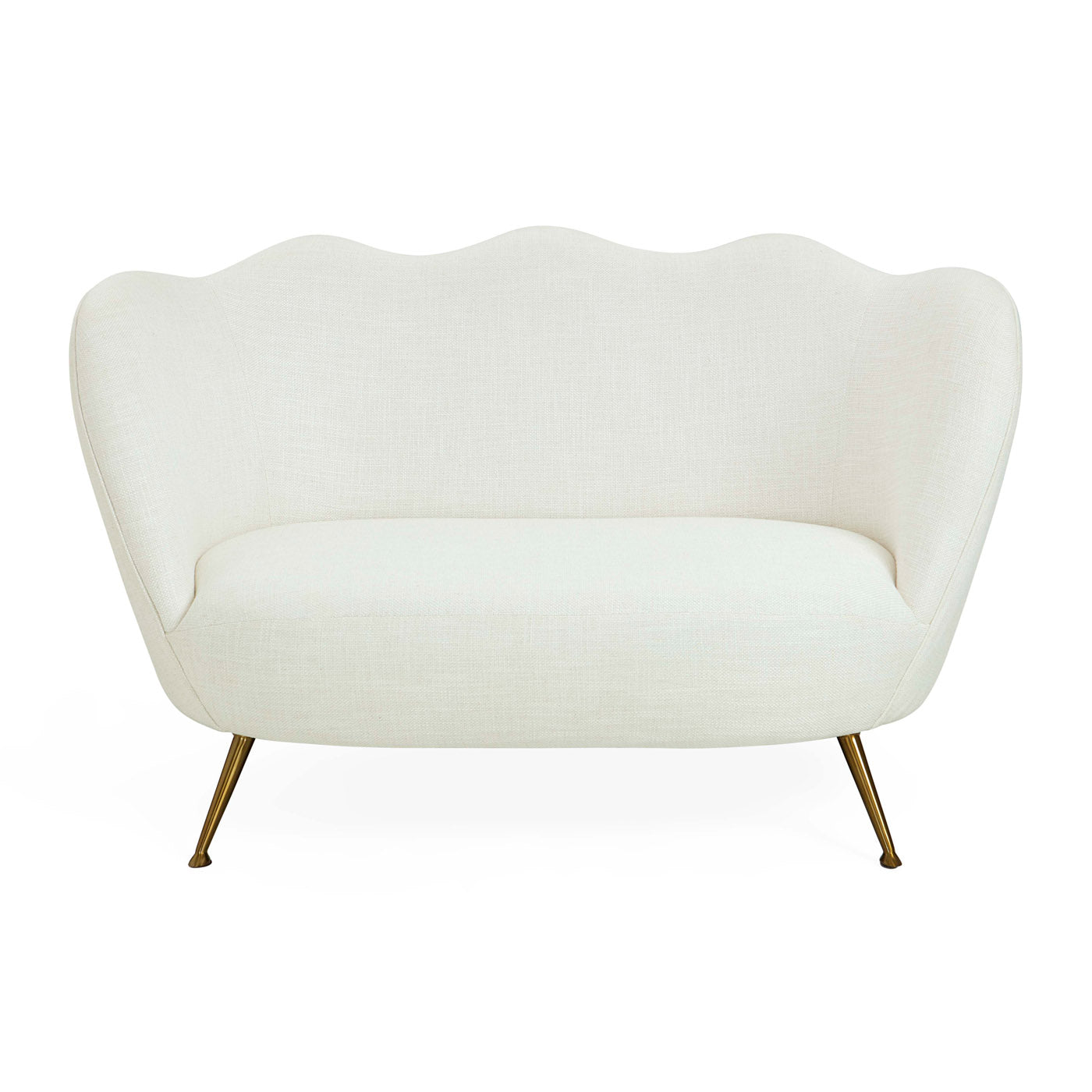 Ripple Apartment Sofa in Velvet | Jonathan Adler