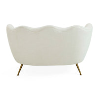 Ripple Apartment Sofa in lucerne oyster - back view