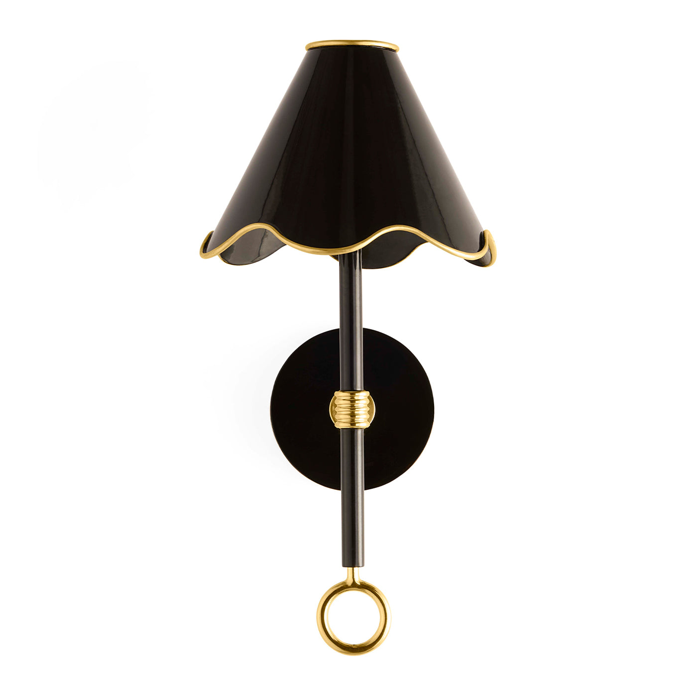 Ripple Rechargeable LED Sconce - front view